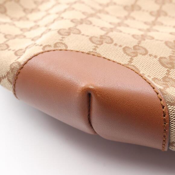 GUCCI Authentic Brown Leather Shoulder Bag - Picture 11 of 12